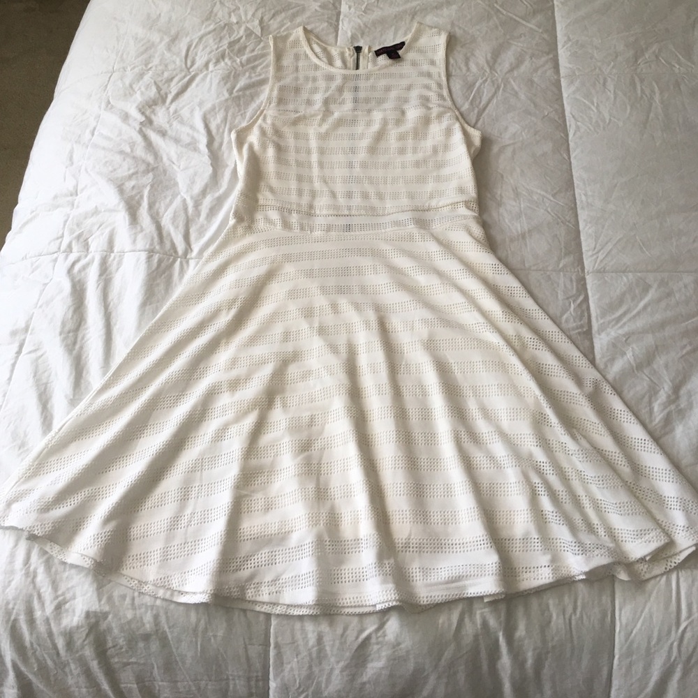 Material girl white dress size M cocktail dress